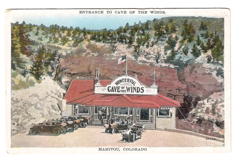 Cave of the Winds underground cavern with stalactites near Manitou Springs Colorado